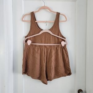 Mate The Label Brown Organic Cotton Sleep Set